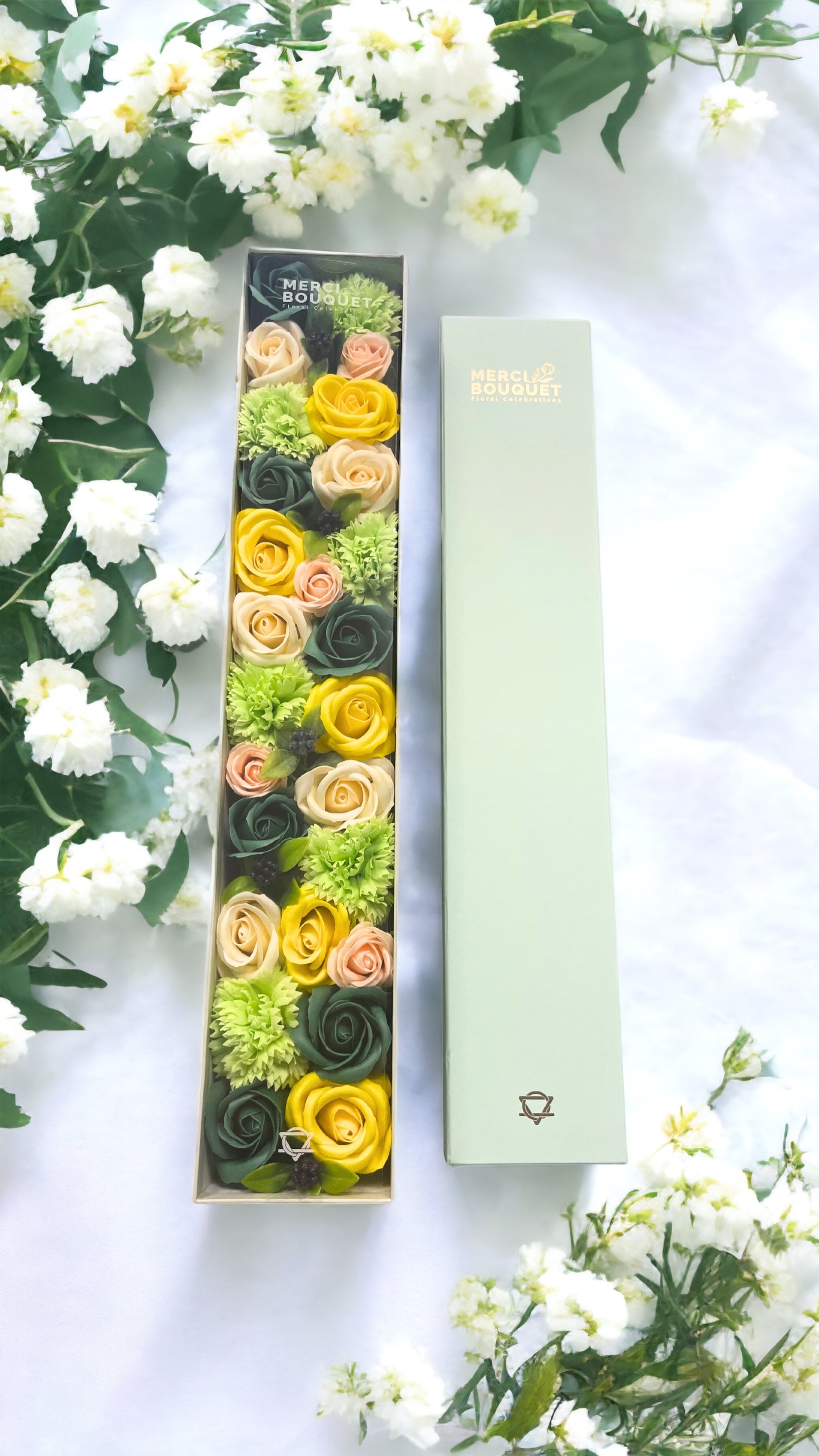 Extra Long Box - Spring Celibrations - Yellow & Greens