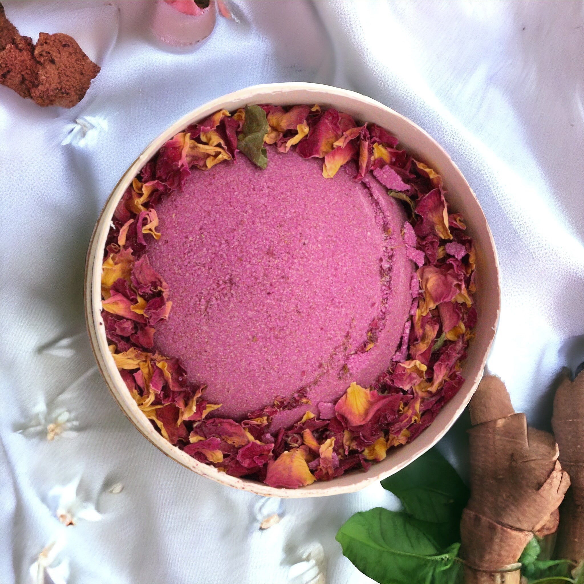 Himalayan Bath Salt and Flowers Bath Bomb