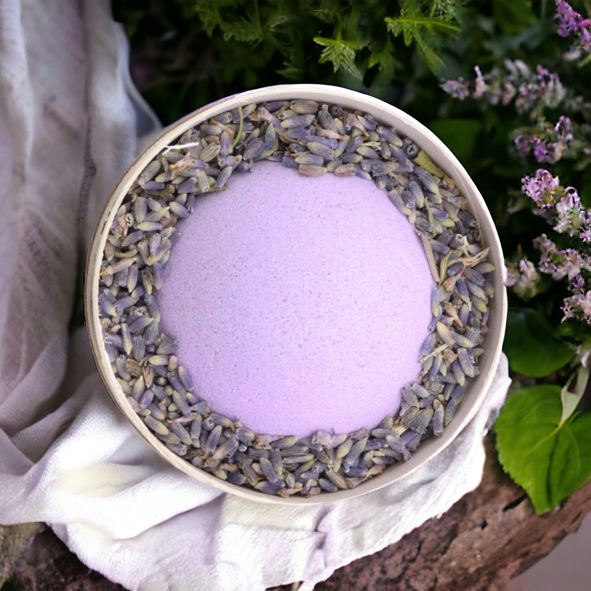 Himalayan Bath Salt and Flowers Bath Bomb