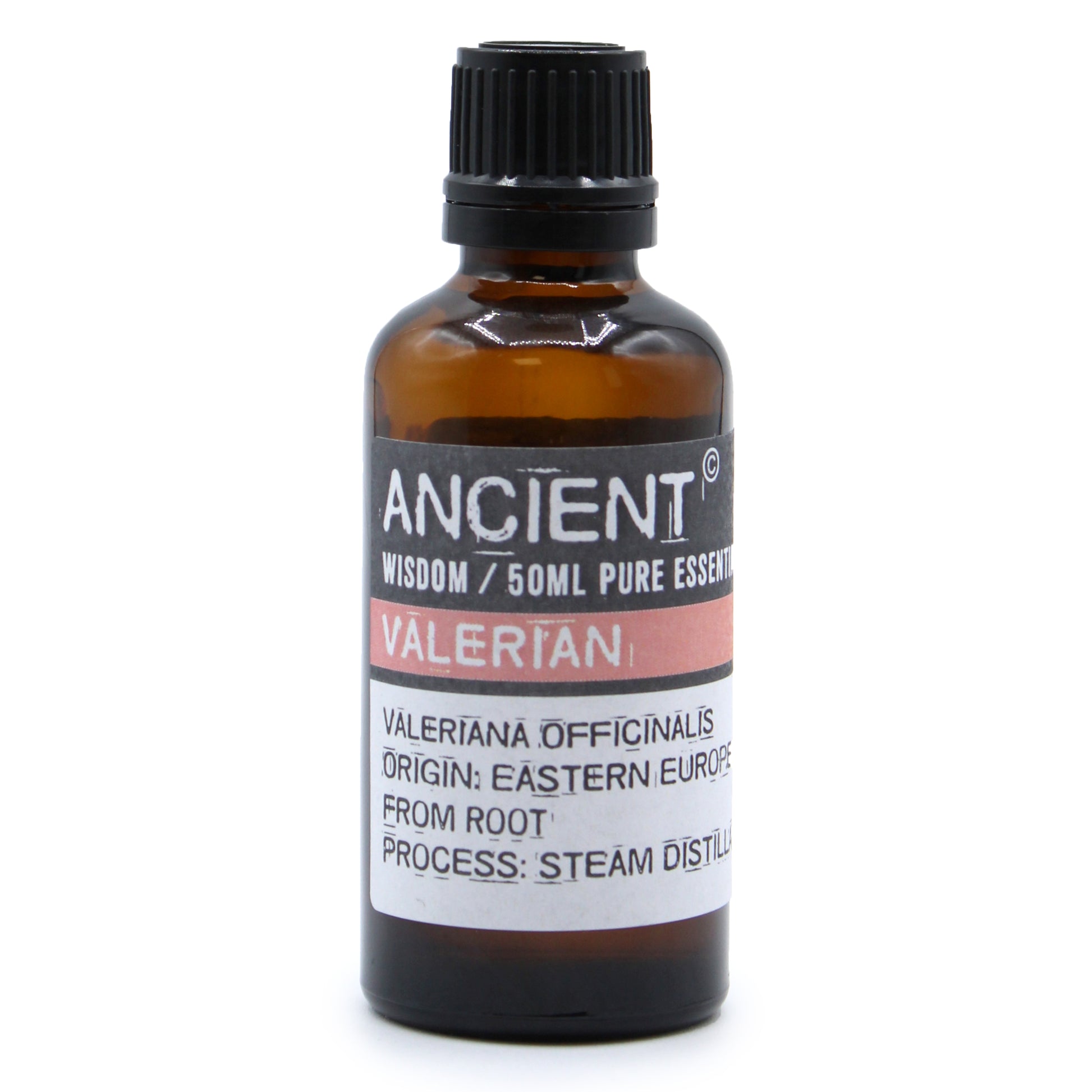 Valerian Essential Oil 50ml bottle by Ancient Wisdom – Underground Allure