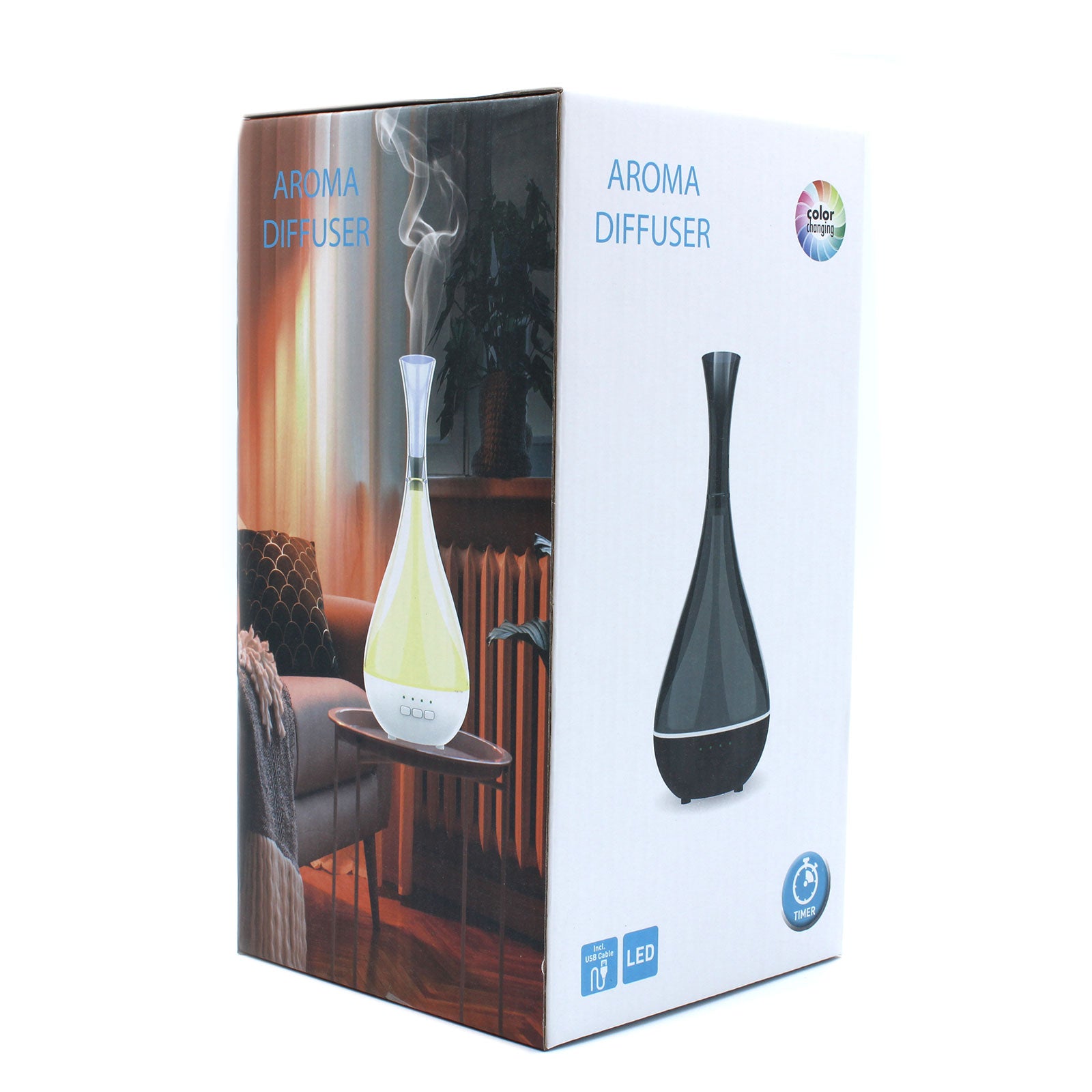 Paris Atomiser - USB - Colour Change - Timer boxed