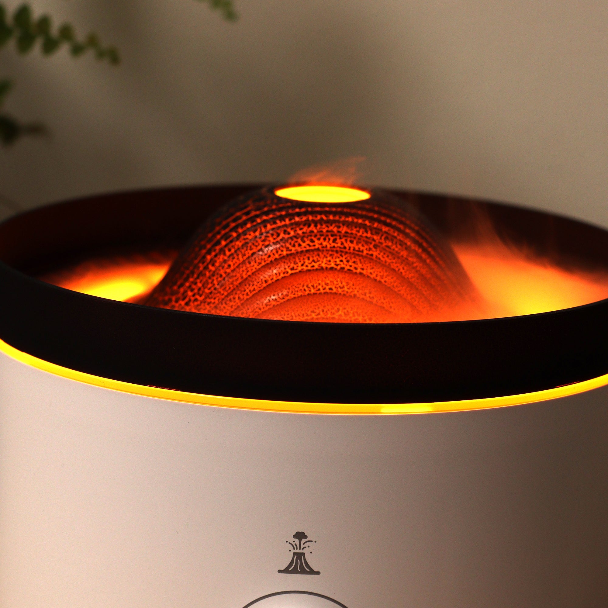 close up view Large Volcano Effect Aroma Diffuser (plug) Two Colours - 560ml