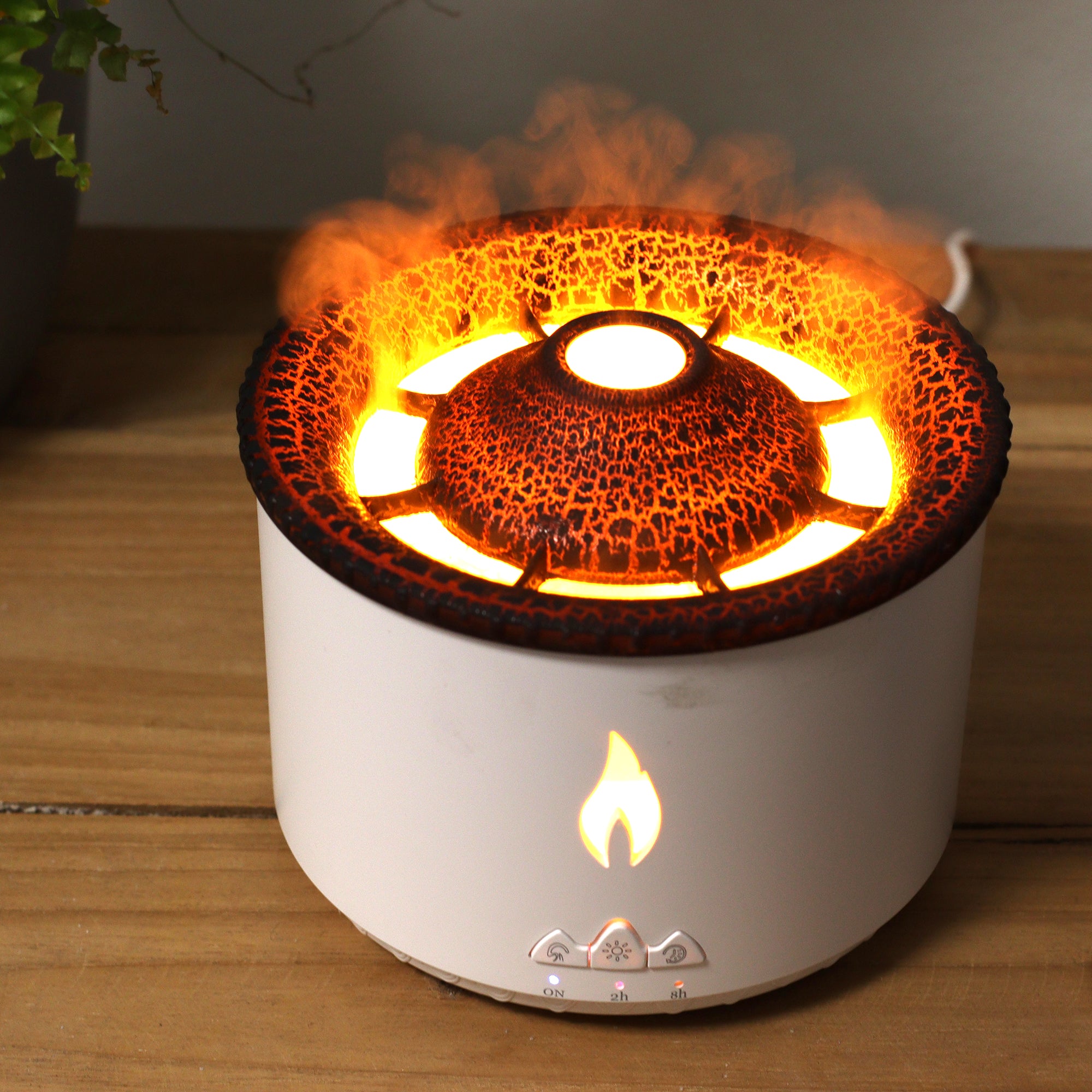 overhead view of Medium Volcano Effect Aroma Diffuser (plug) Two Colours -360ml