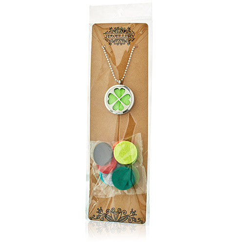 Diffuser Necklace in packaging