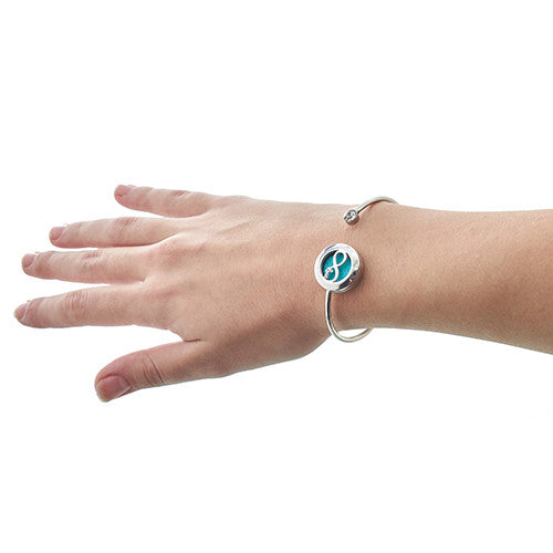 Aromatherapy Jewellery Crystal Bracelet - Infinite Love - 20mm around a wrist