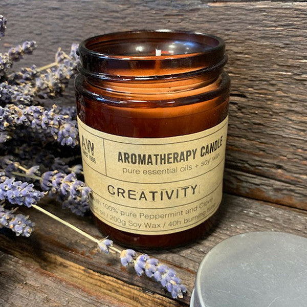 A jar of Aromatherapy Candle - Creativity