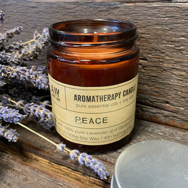 a Jar of Aromatherapy Candle - Peace