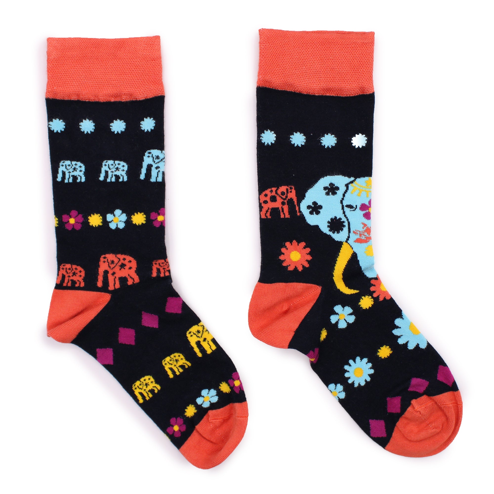 Hop Hare Bamboo Socks - Cosmic Elephant