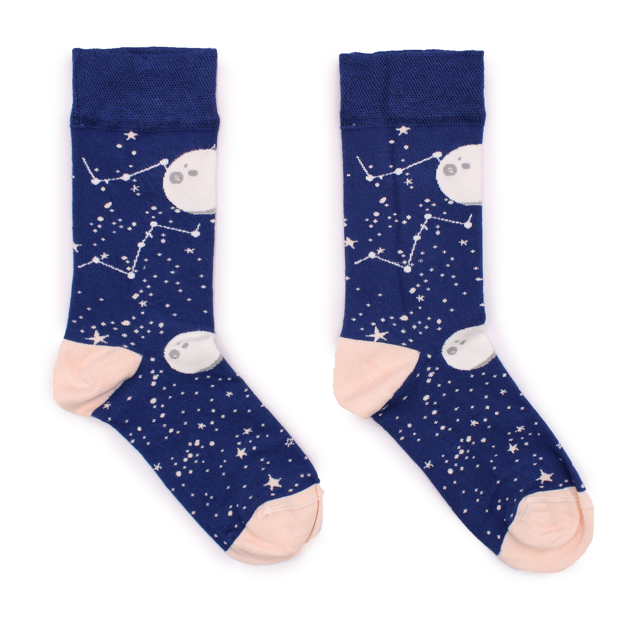 Hop Hare Bamboo Socks - Moon Walk