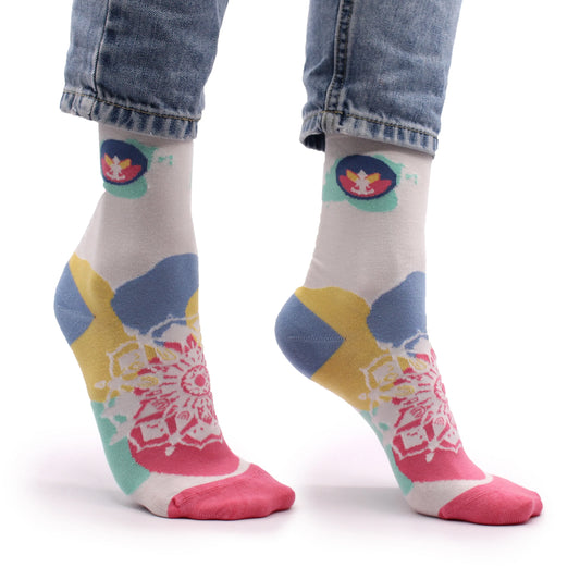 Hop Hare Bamboo Socks - Meditation - Underground Allure