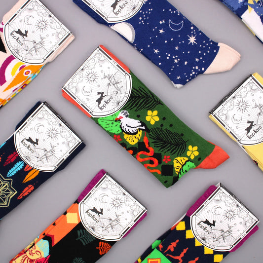 Hop Hare Bamboo Socks - Zodiac - Underground Allure