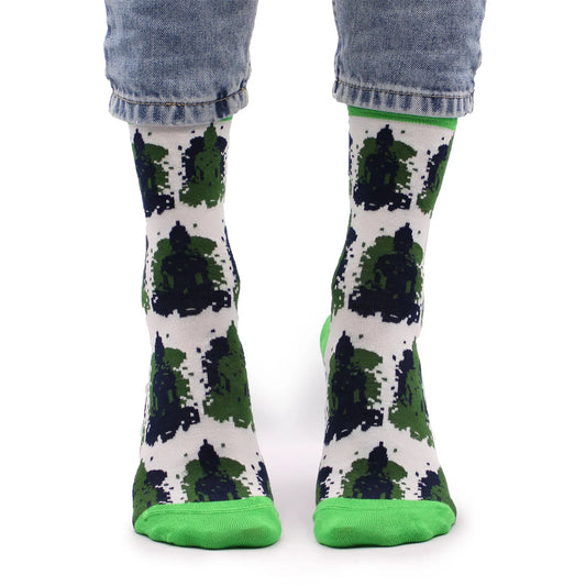 Hop Hare Bamboo Socks - Bali Buddha - Underground Allure