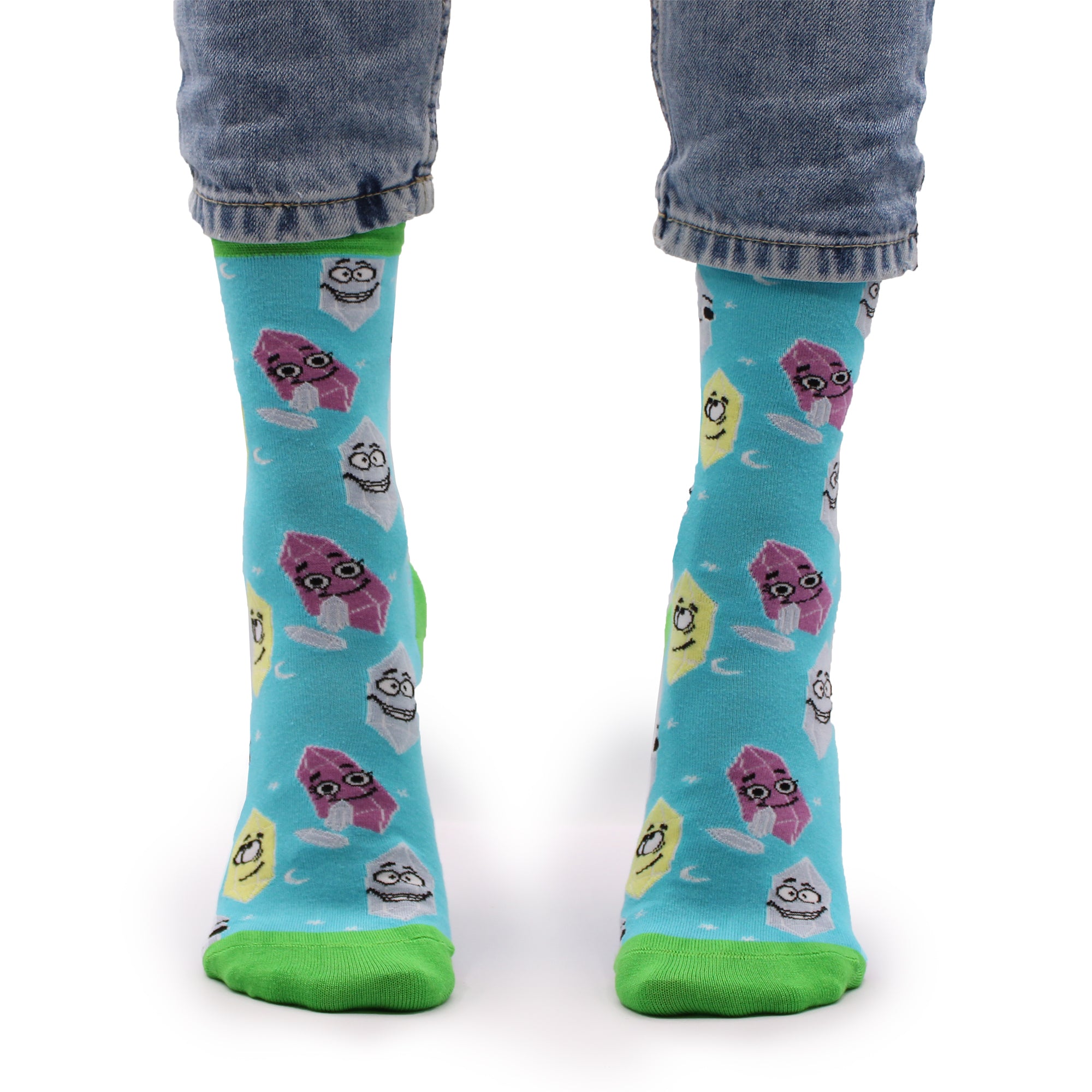 Hop Hare Bamboo Socks - Lucky Gemstones