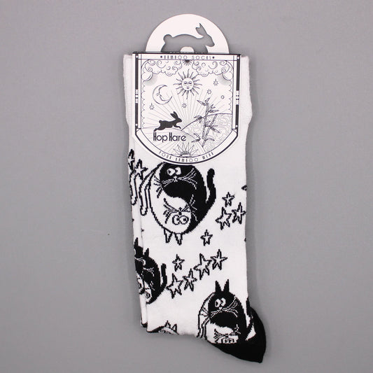 Hop Hare Bamboo Socks - Ying Yang - Underground Allure