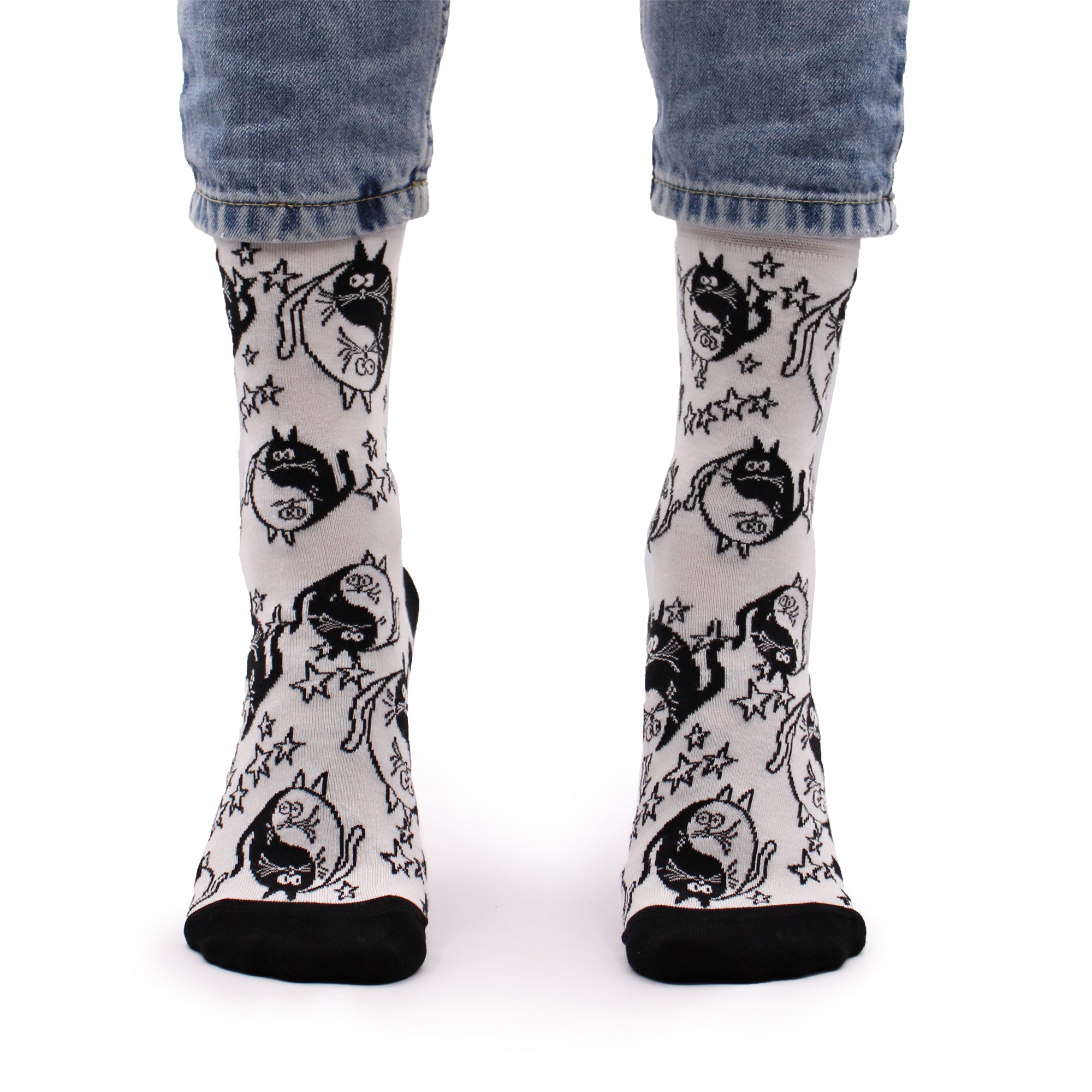 Hop Hare Bamboo Socks - Ying Yang