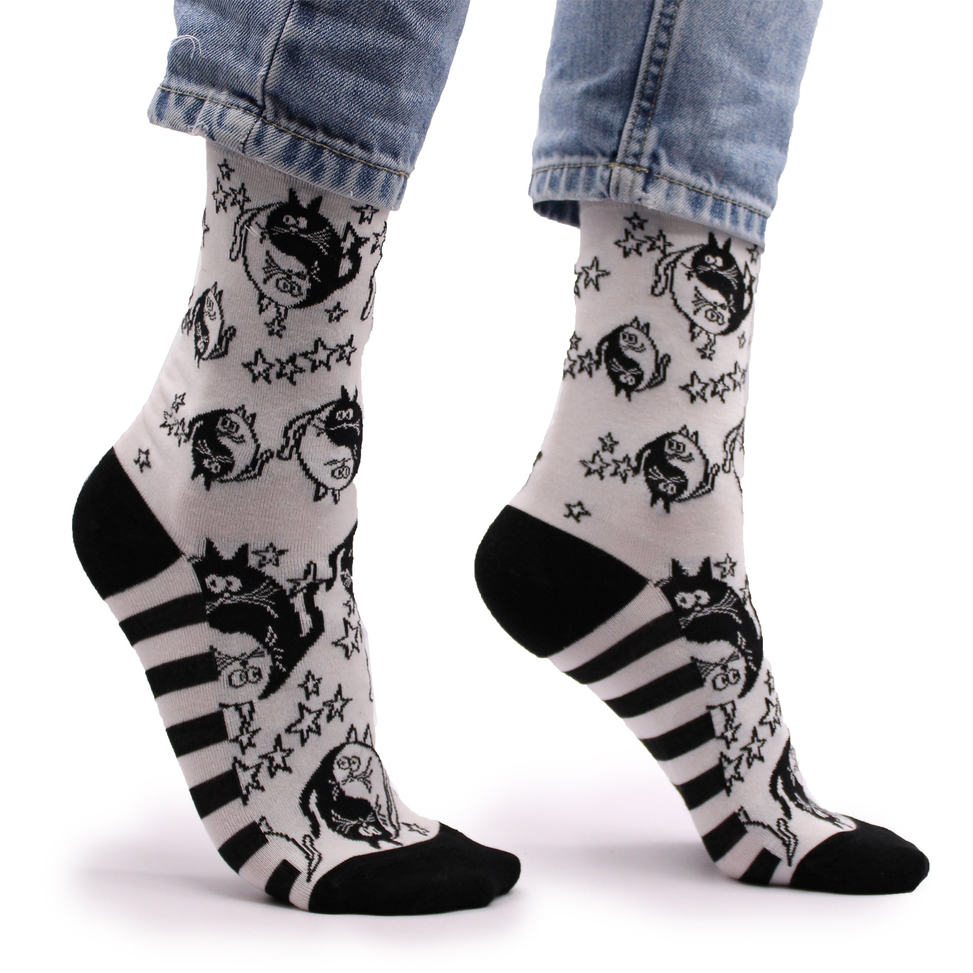 Hop Hare Bamboo Socks - Ying Yang