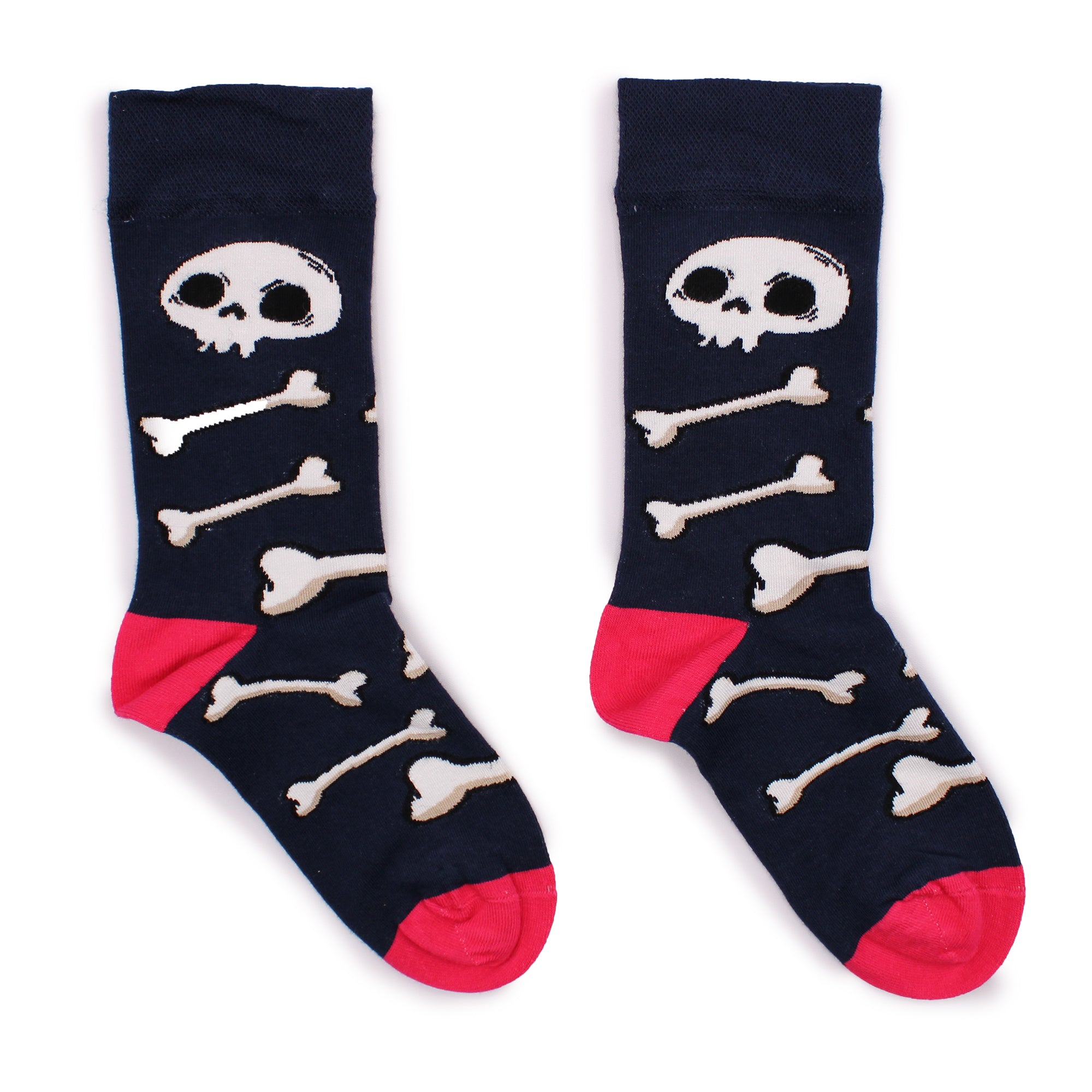 Hop Hare Bamboo Socks - Skulls and Bones