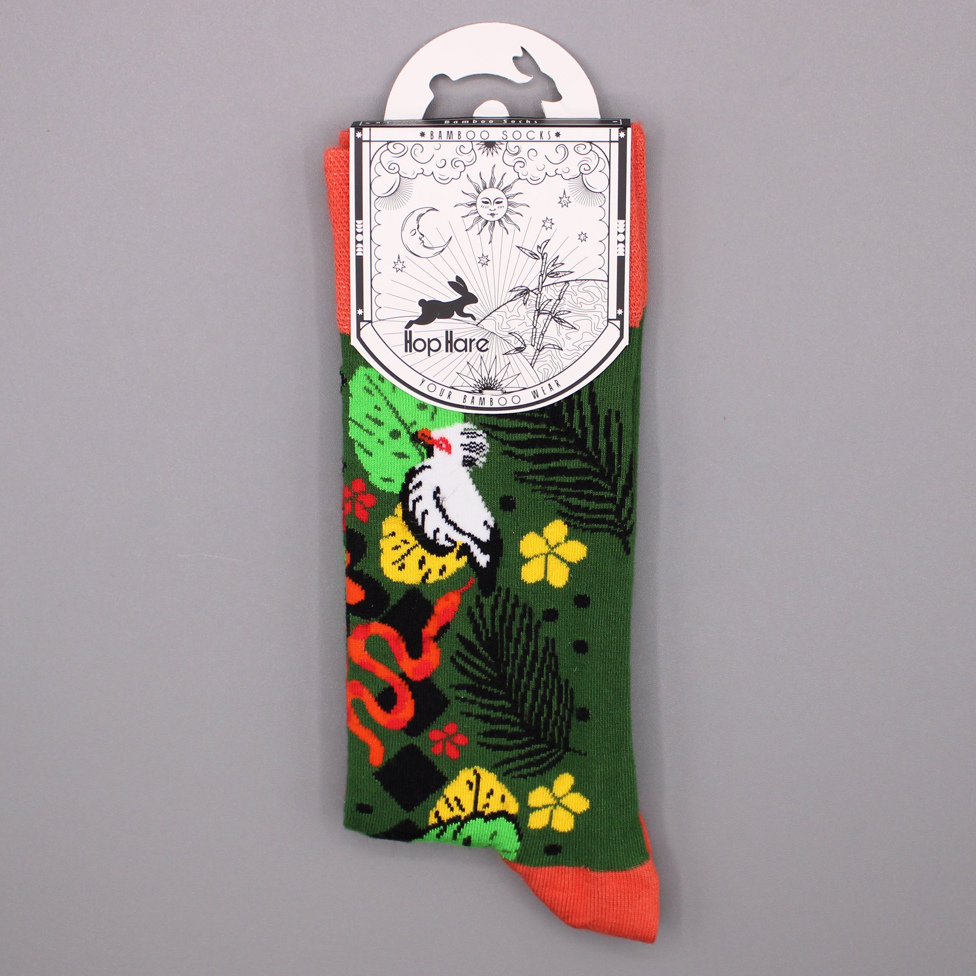 Hop Hare Bamboo Socks  - Bali Jungle