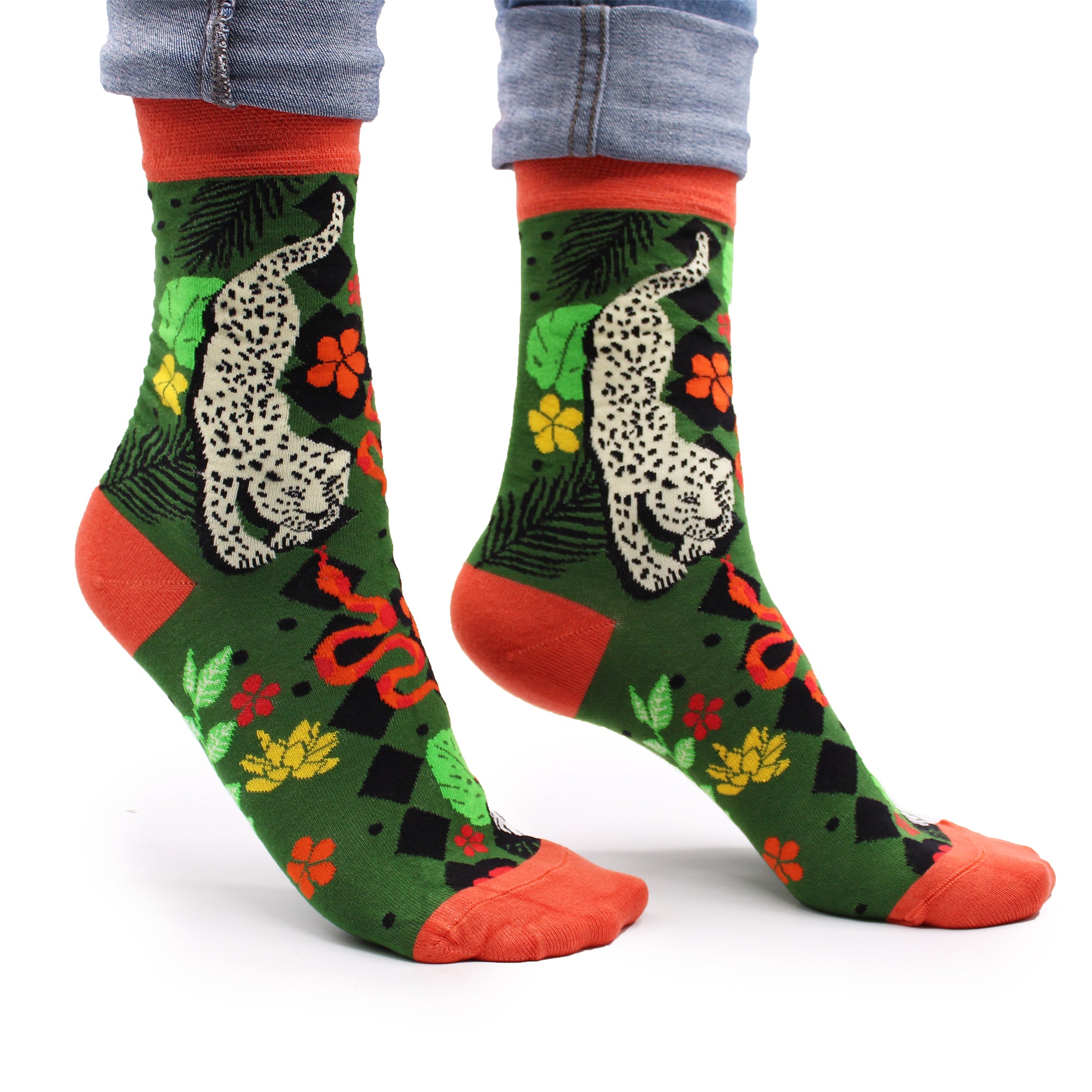 Hop Hare Bamboo Socks  - Bali Jungle