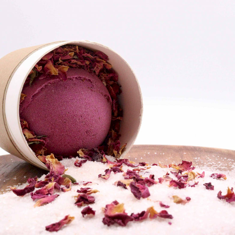 Himalayan Bath Salt and Flowers Bath Bomb