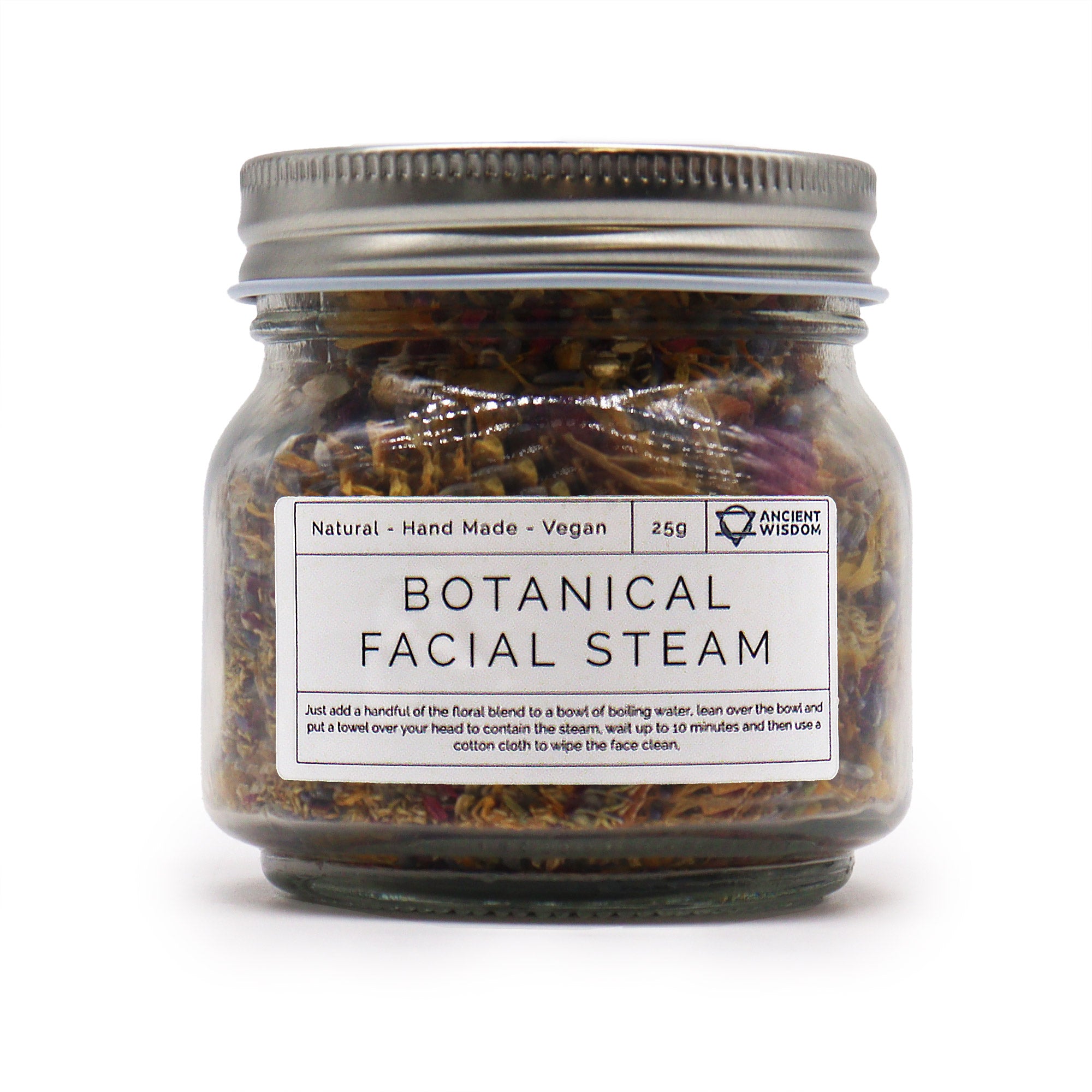 A Jar of Botanical Facial Steam Blend - Natural 250g