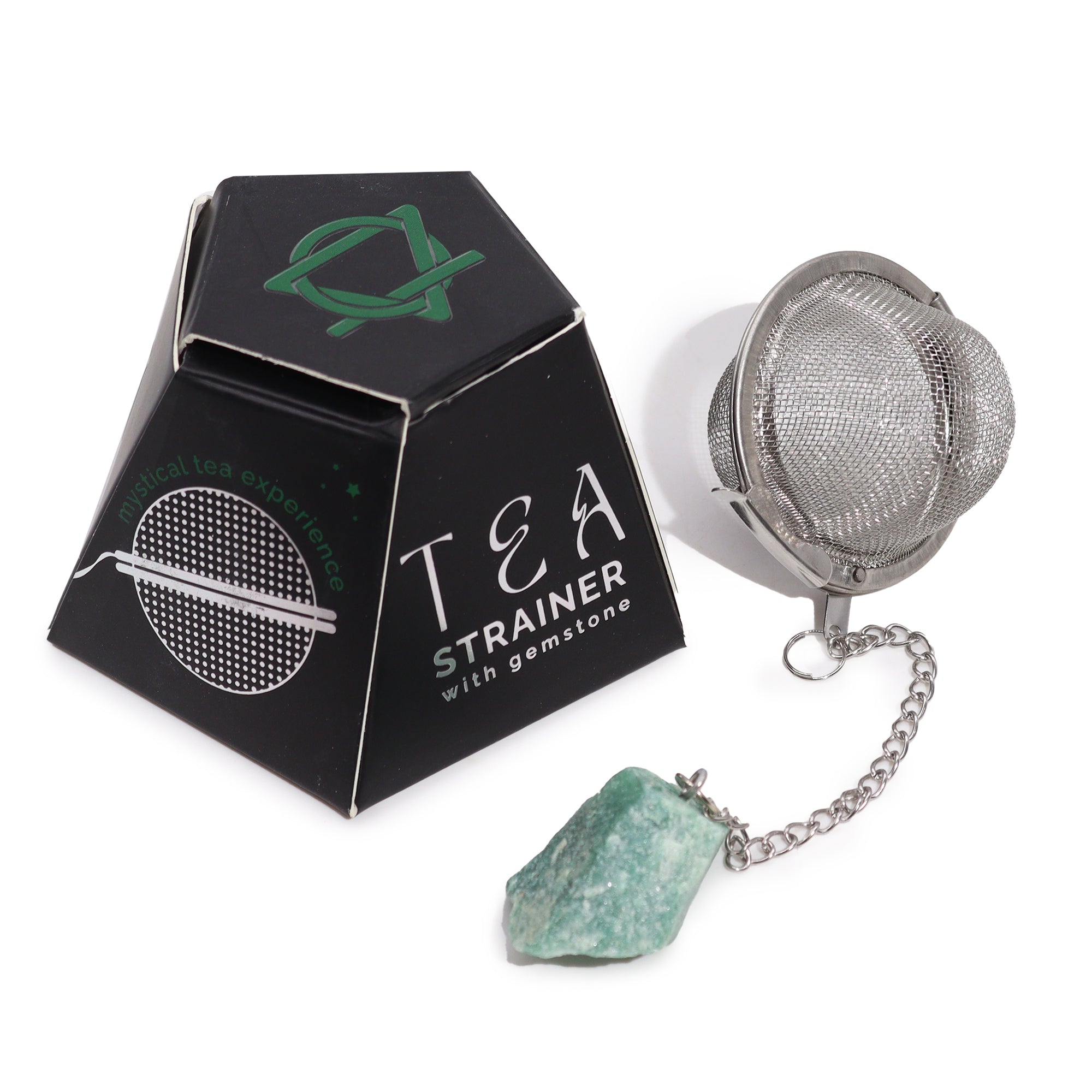 Raw Crystal Gemstone Tea Strainer