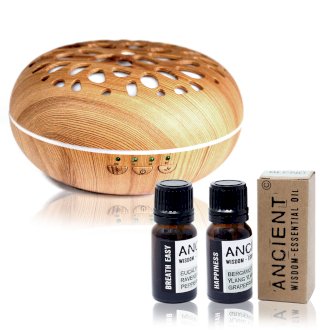 Oslo Aroma Diffuser Set with. 2 bottles of essential oils 10ml