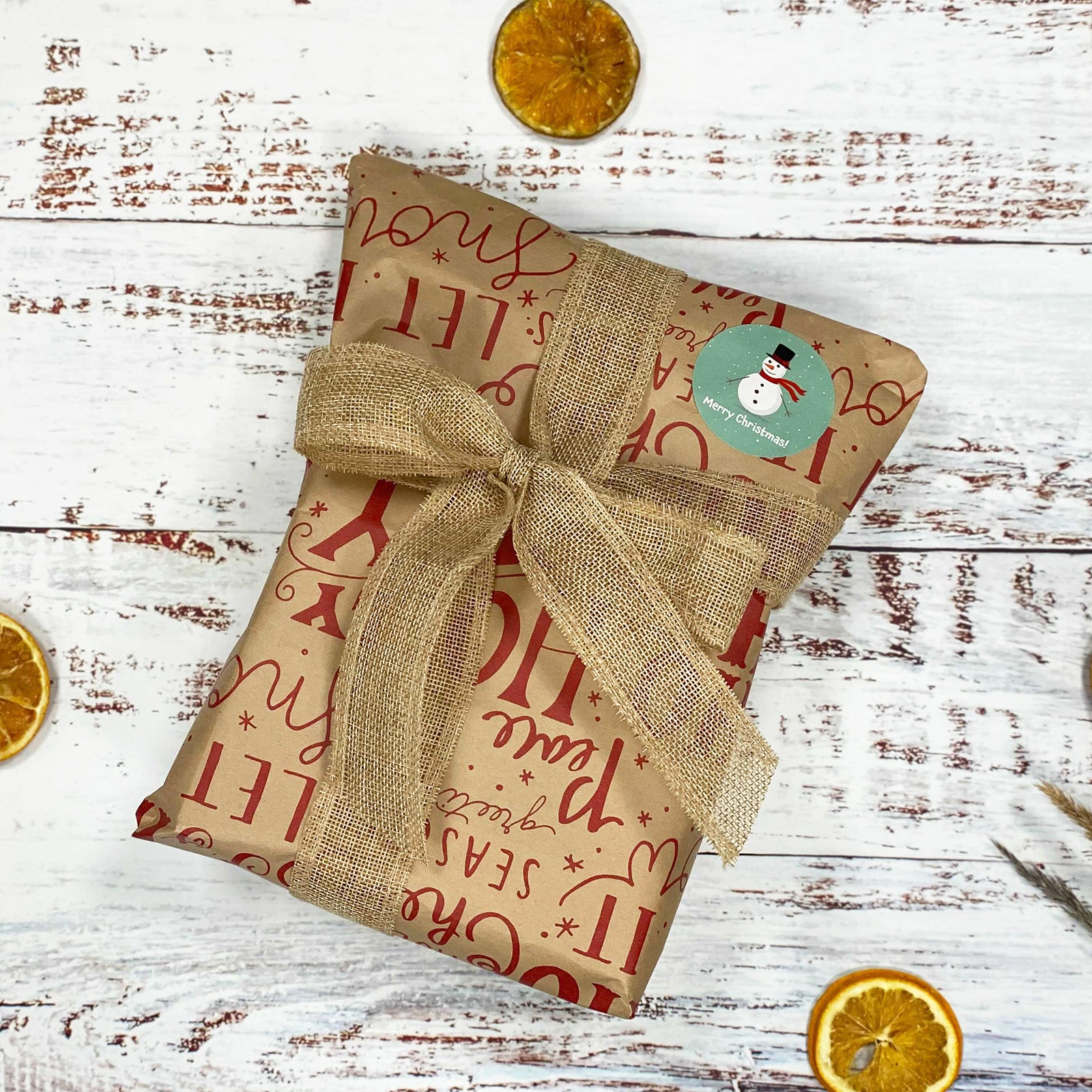 Christmas Gift Pack - Exfoliating Set wrapped up for christmas