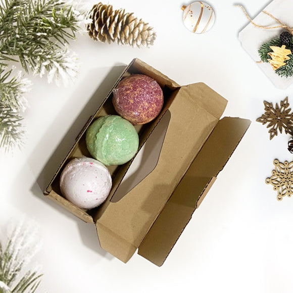 Christmas Gift Pack - BathBomb Mix 1 in its box