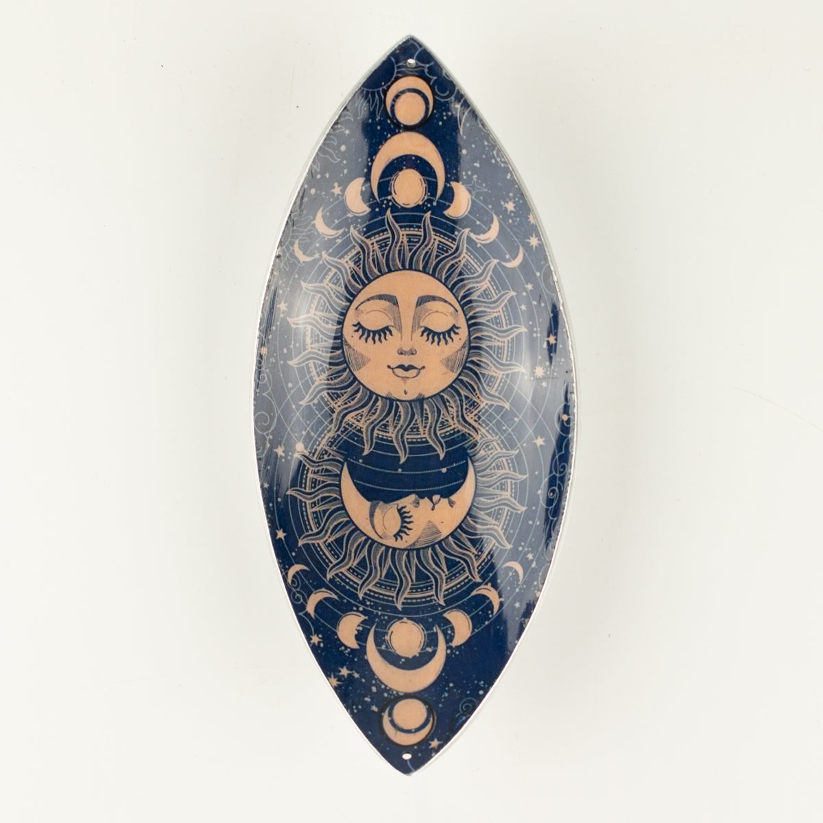 Pink Sun & Moon Enamel Incense Bowl
