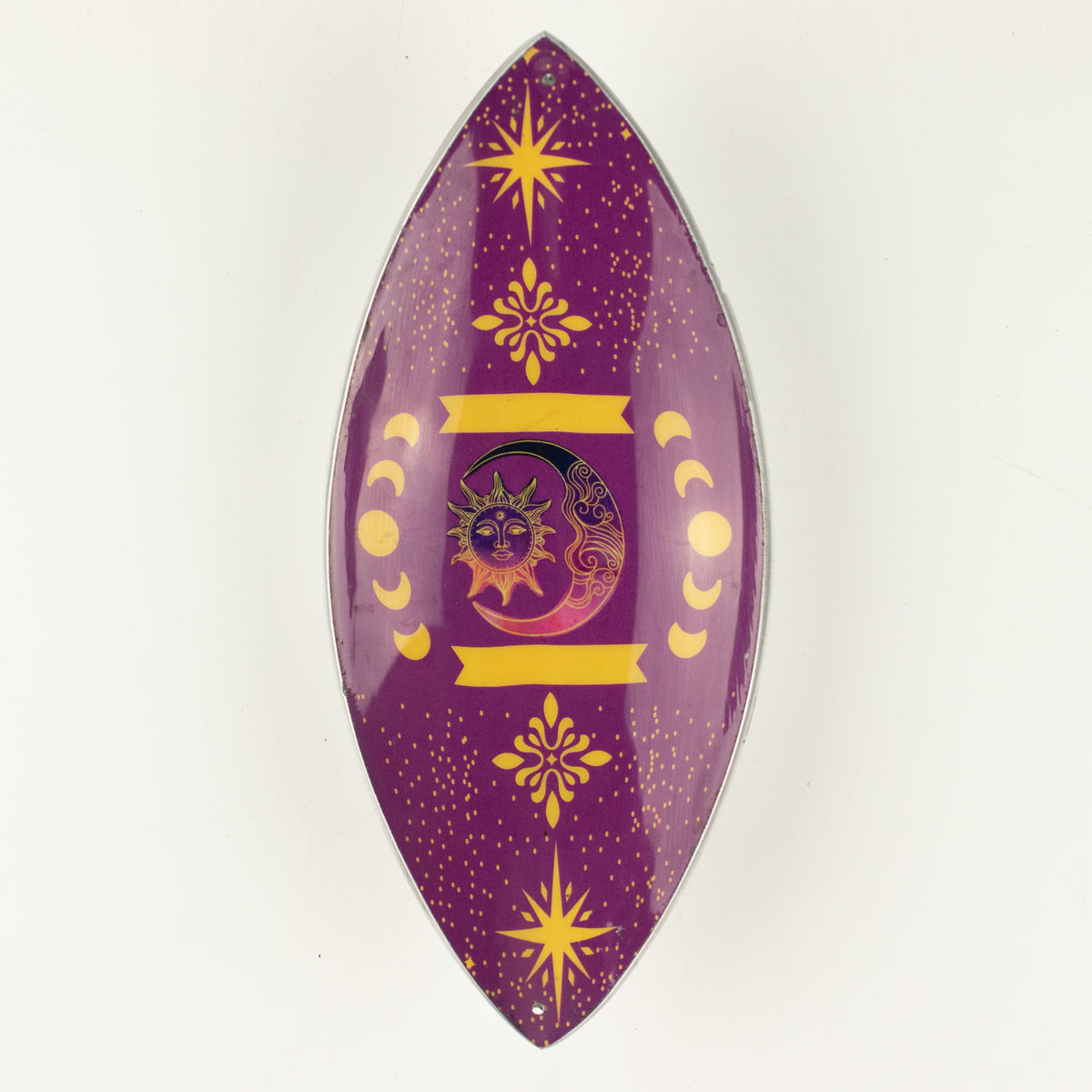 Purple Sun, Moon & Lunar Phases Incense Bowl