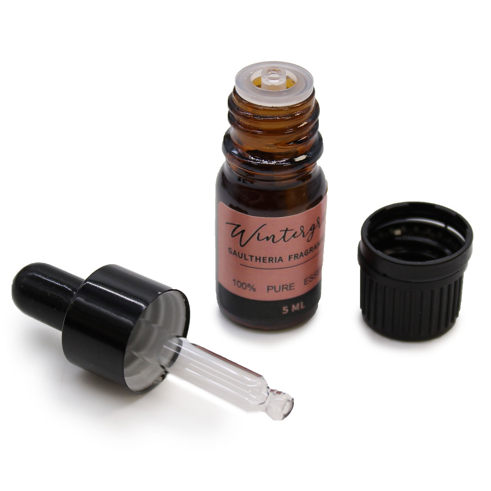 Bottle of essential oil 