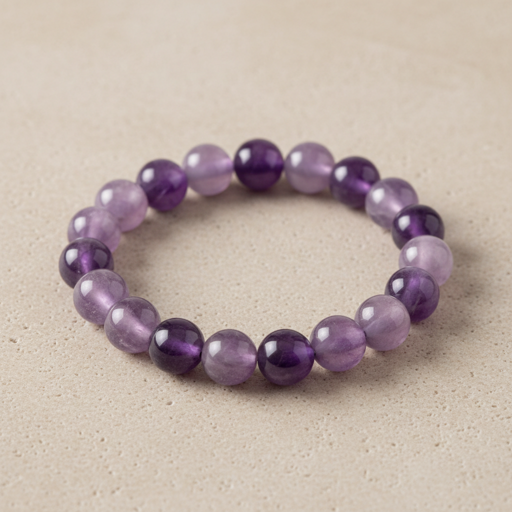 Amethyst Power Bracelet – Calm, Clarity & Protection