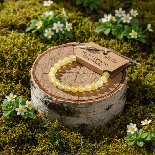 Honey Crystal Power Bracelet – Positivity & Confidence