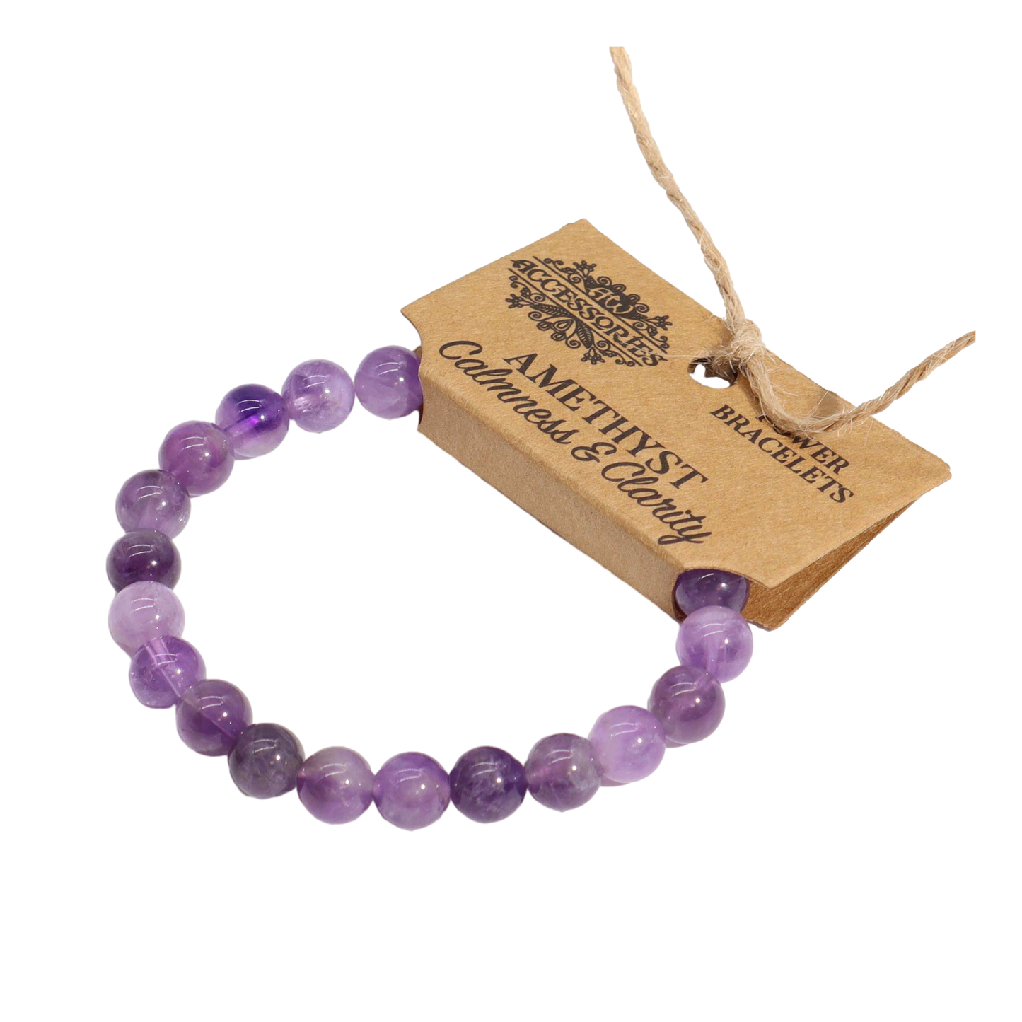 Amethyst Power Bracelet – Calm, Clarity & Protection