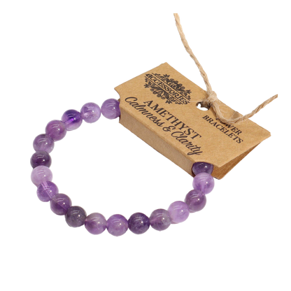Amethyst Power Bracelet – Calm, Clarity & Protection