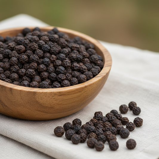 Organic Black Peppercorns | Ethically Sourced | Underground Allure UK