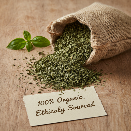Organic Basil Leaves (Ocimum basilicum) | Ethically Sourced | Underground Allure
