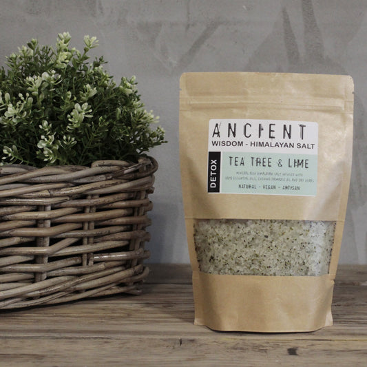 Himalayan Bath Salt Blend 500g - Detox containing Tea Tree & lime