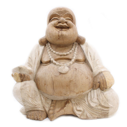 Buddha Statue Hand Carved - Meditation Figurine Essex UK