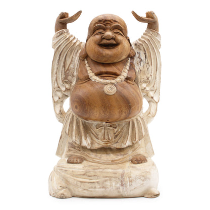 Buddha Statue Hand Carved - Meditation Figurine Essex UK