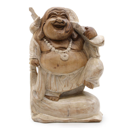 Buddha Statue Hand Carved - Meditation Figurine Essex UK