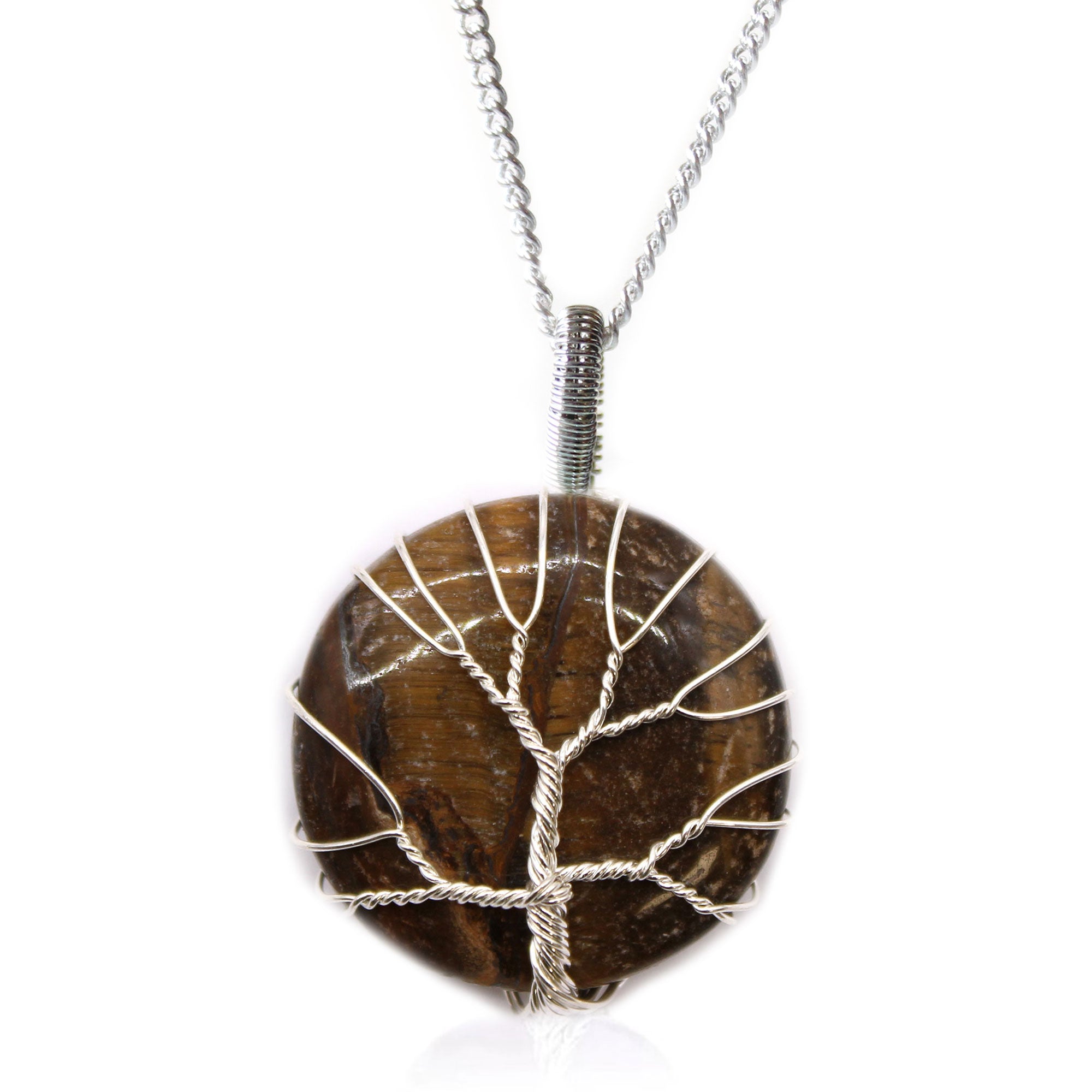 Tree of Life Gemstone Necklace 