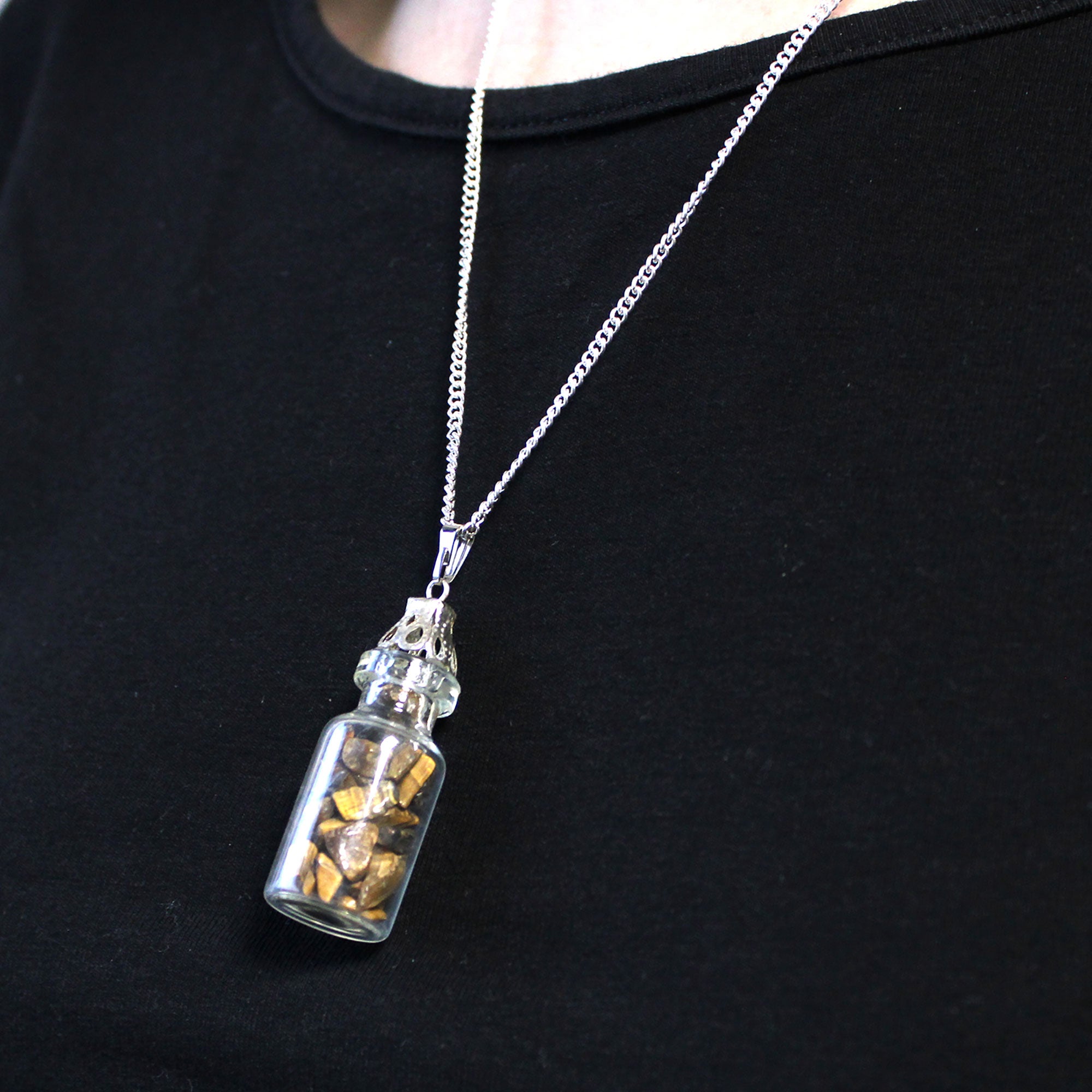 Bottled Gemstones Necklace