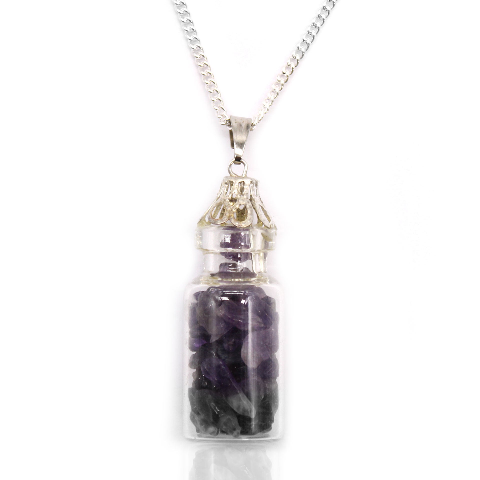 Bottled Gemstones Necklace