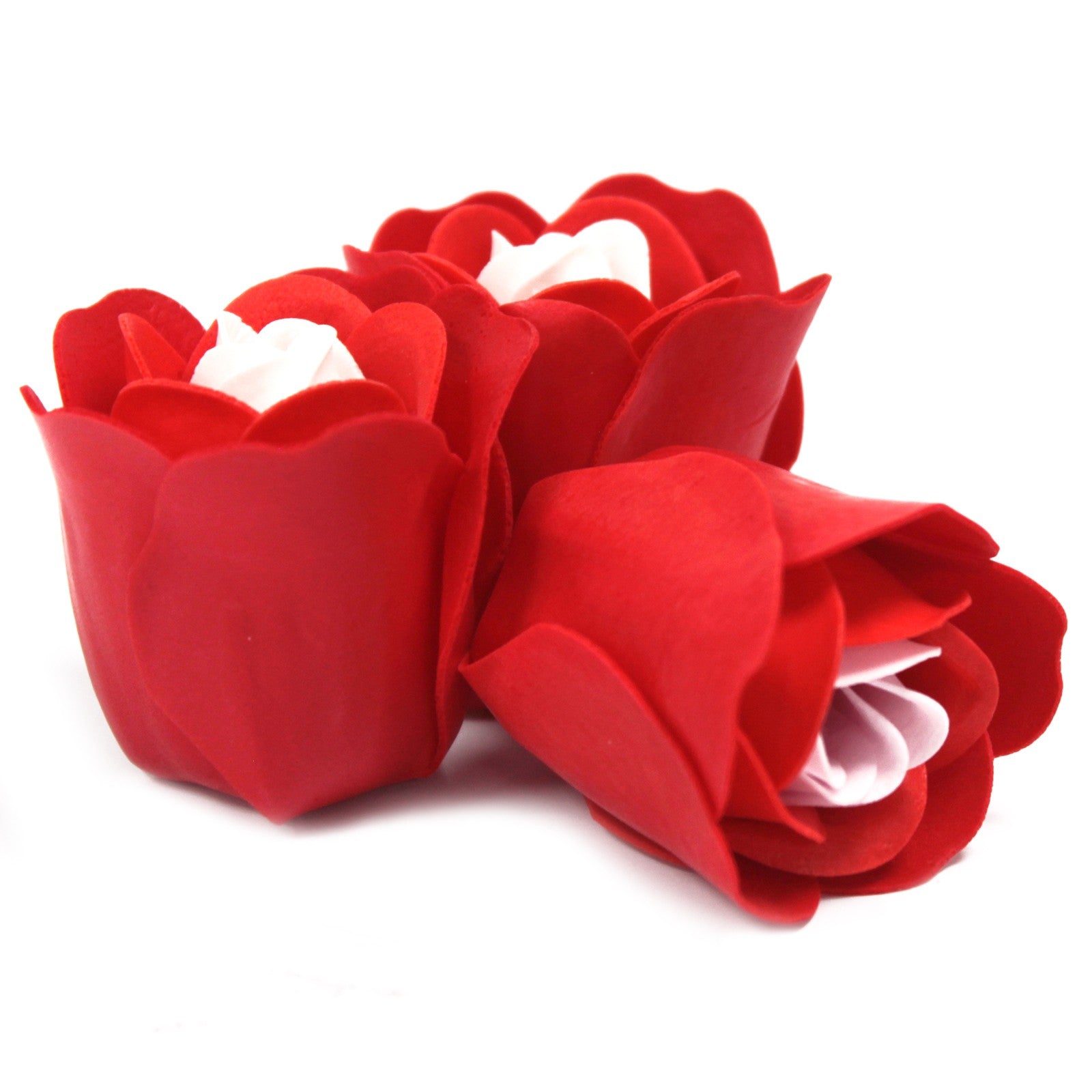 Set of 3 Soap Flower Heart Box