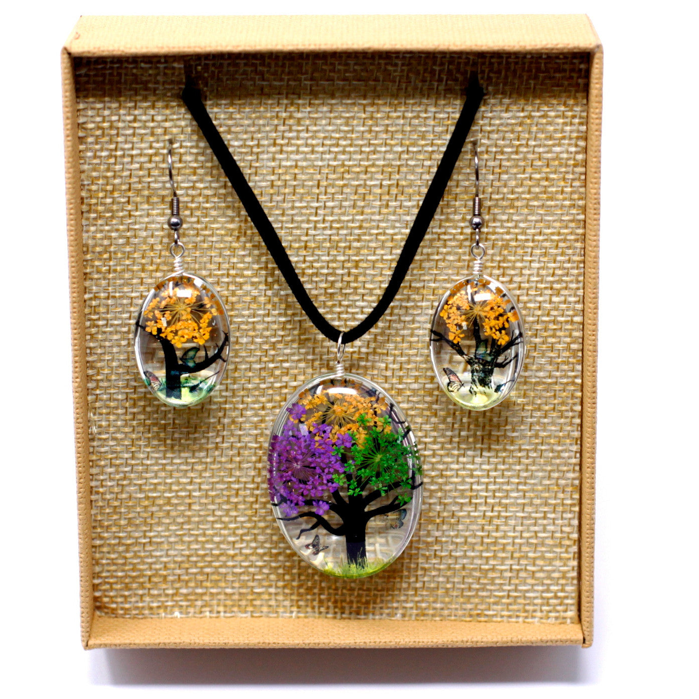 Pressed Flowers Jewellery