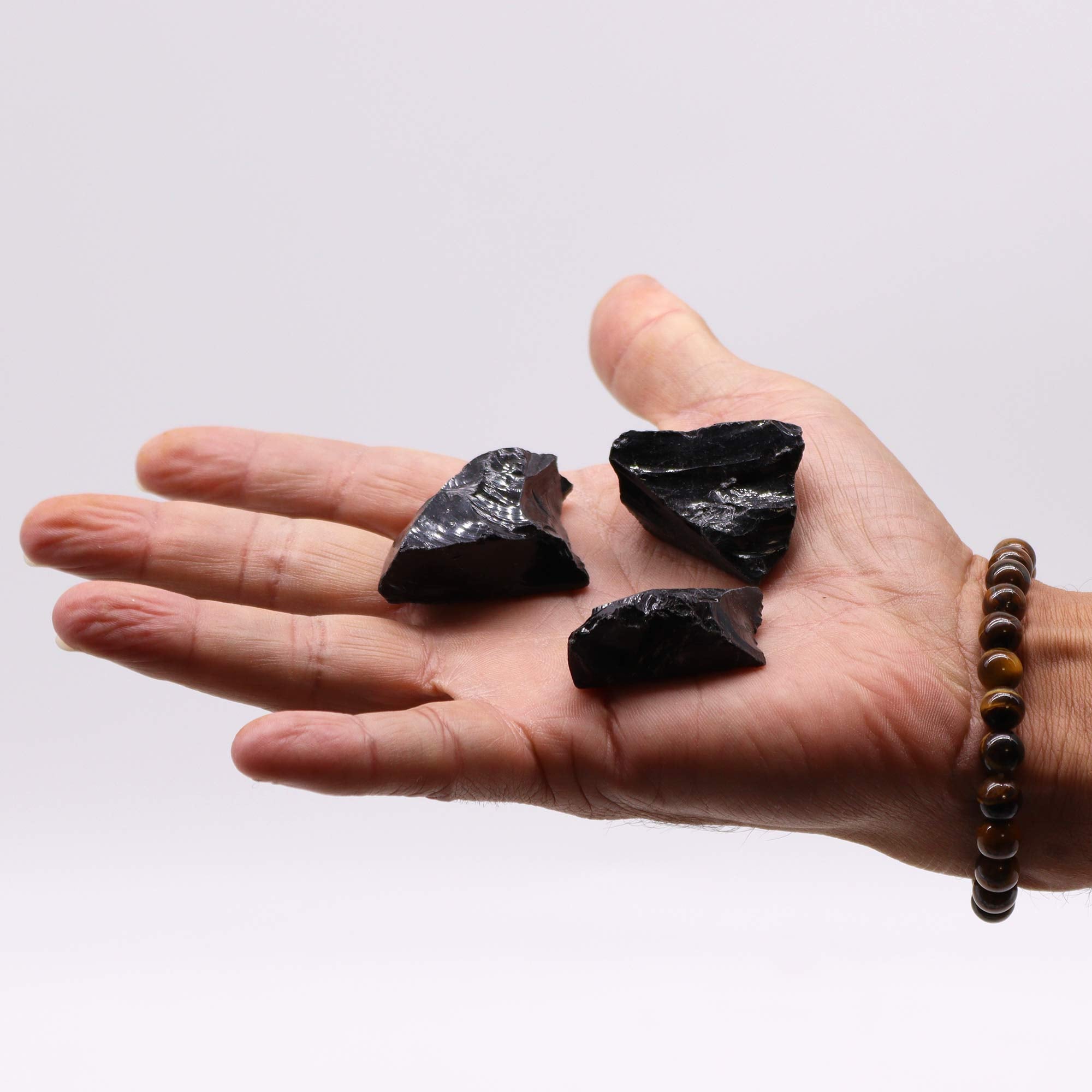 Raw Crystals (500gm) - Black Agate