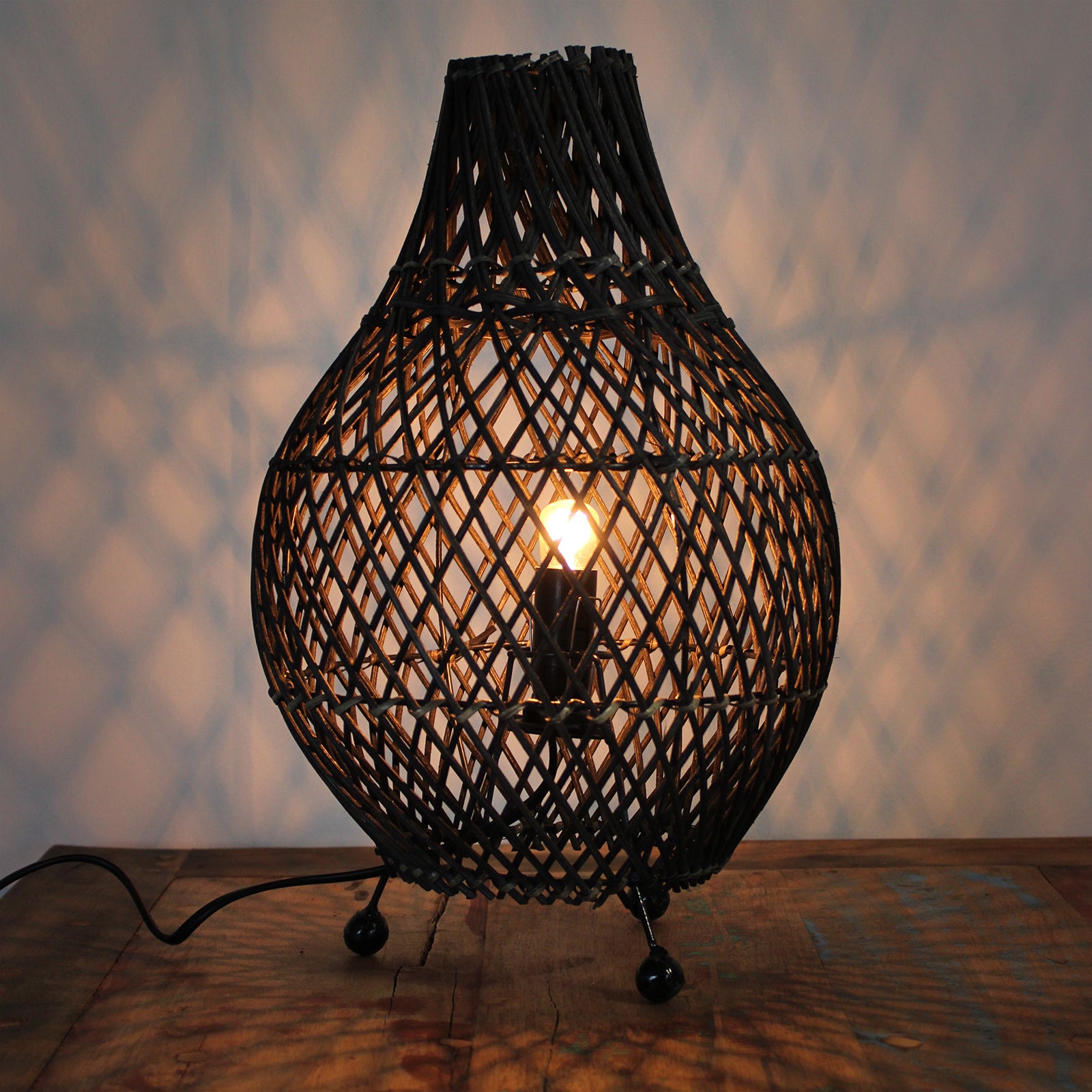 Rattan Table Lamps