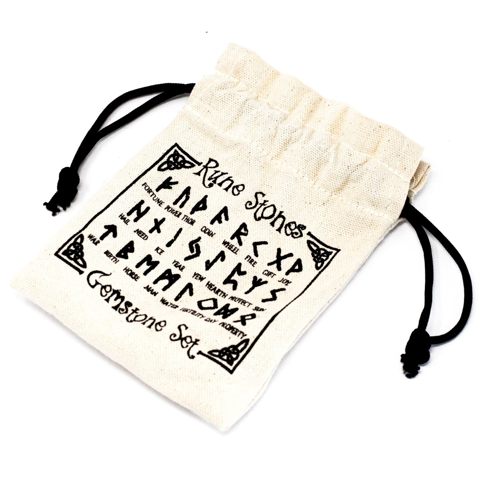 Runes Stone Set in Pouch